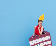 Birthday cake costume