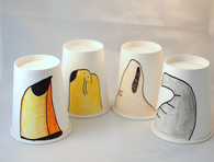 Animal nose paper cups