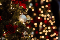 Silver bell ornaments