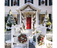 White christmas house