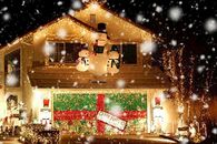 Snowing on christmas