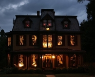 Scary Halloween Windows