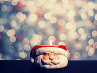 Santa Candle