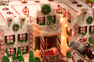 Christmas gingerbread mansion