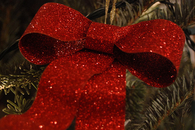 Glitter bow