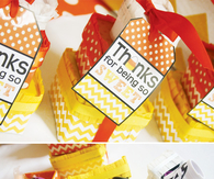 Candy corn theme party