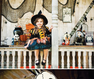 Halloween porch party