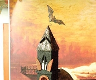 Vintage style haunted chapel