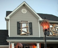 Haunted home halloween decorations