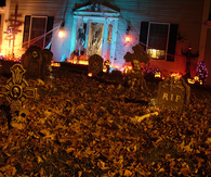 Front yard graveyard