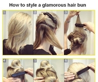 DIY Glamorous Hair Bun