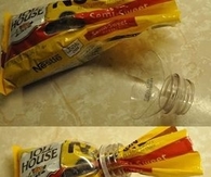 Using bottle to close packages