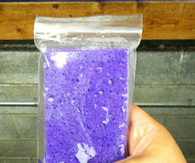 Frozen sponge as an icepack