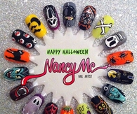 Happy Halloween Nail Art