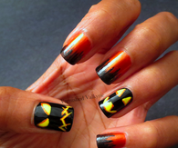 Halloween manicure