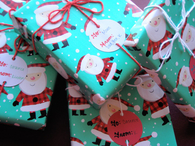 Santa Gift Wrap and presents