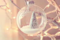 Snow globe ornament