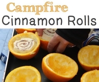 DIY Campfire Cinnamon Rolls