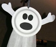 Paper plate ghosts