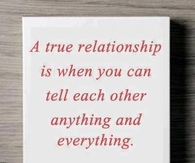 a true relationship