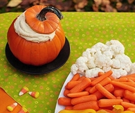 Candy Corn Veggie Platter