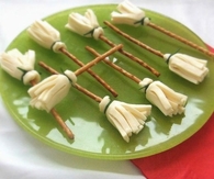 Cheesy witch brooms