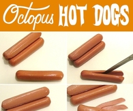 Octopus hot dogs