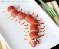 Hot dog caterpillar