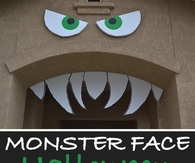 Monster face archway