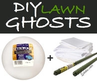 Dancing lawn ghosts