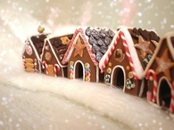 Mini gingerbread houses