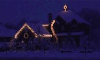 Flashing christmas light