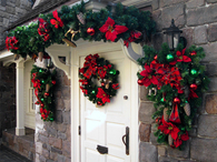 Christmas front door decorations
