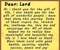 Dear Lord