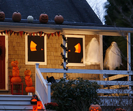 Spooky window decor