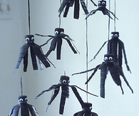 Googly eyed spiders