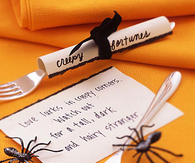 Creepy fortune scrolls