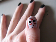 Jason Voorhees  Nail Art