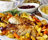 Lemon sage butter roasted turkey