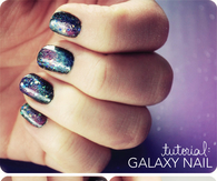DIY Galaxy Nails