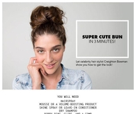 DIY Super Cute Bun