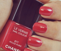 Perfect red nails