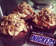 Snicker cupcakes