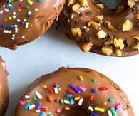 Chocolate sprinkle donut