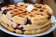 Blueberry waffles