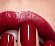 Perfect red lips and nails