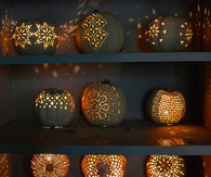 Pumpkin light decorations