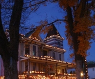Jack o lantern house decoration