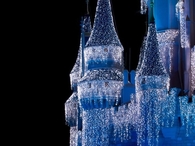 Christmas castle decoration