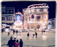 Ice skating